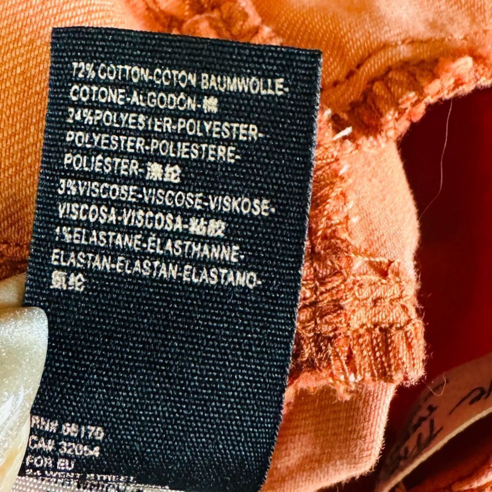 Free People Eva Lace-up Bootcut Jeans in Bran Red Size 26 - Picture 6 of 8